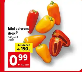 Lidl Mini poivrons doux (2) offre