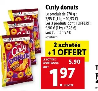 Curly donuts