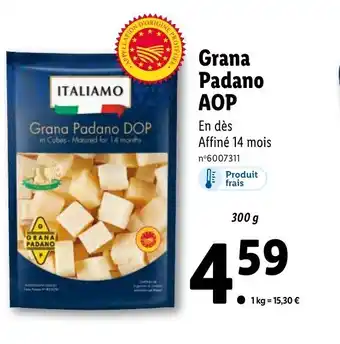 Lidl Grana Padano DOP offre