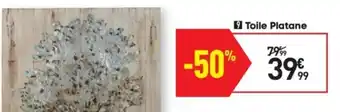 Conforama Toile Platane offre