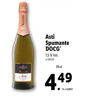 Lidl Asti Spumante DOCG* offre