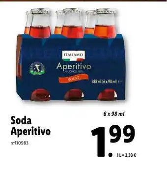 Lidl Soda Aperitivo offre