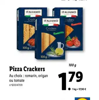 Lidl Pizza Crackers offre