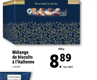 Lidl Mélange de biscuits à l'italienne offre