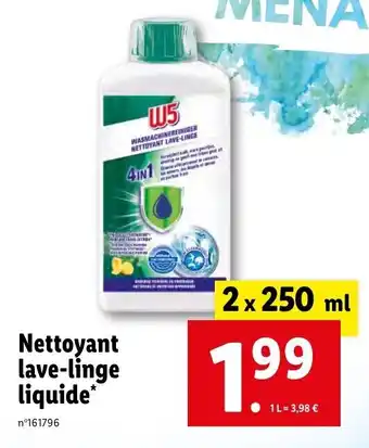 Lidl Nettoyant lave-linge liquide* offre