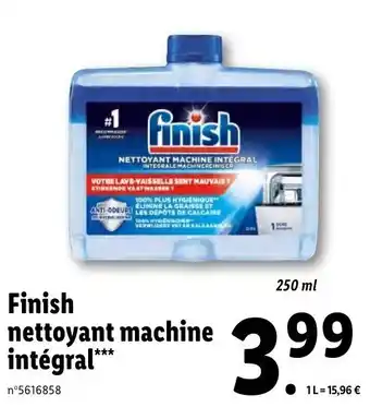 Lidl Finish nettoyant machine intégral**** offre