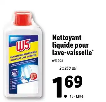 Lidl Nettoyant liquide pour lave-vaisselle* offre