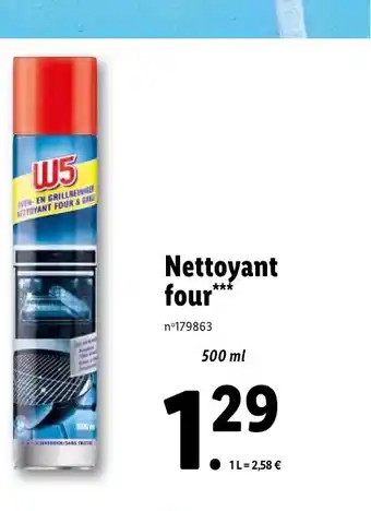 Lidl Nettoyant four* offre