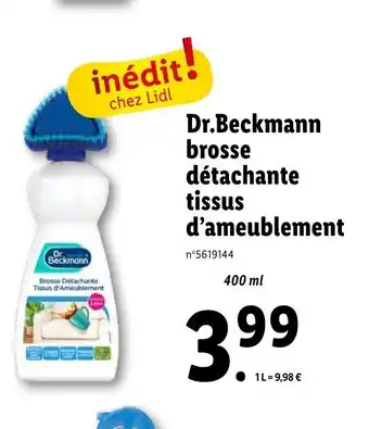 Dr.Beckmann brosse détachante tissus d'ameublement