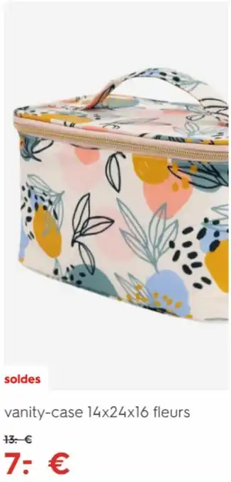 Vanity-case 14x24x16 felurs