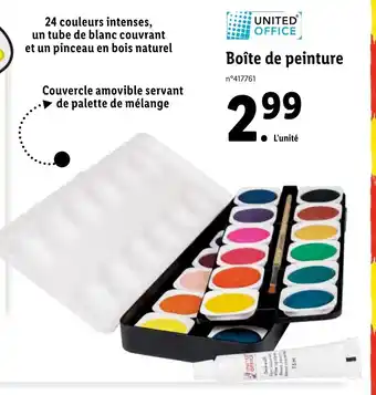 Lidl Boîte de peinture offre