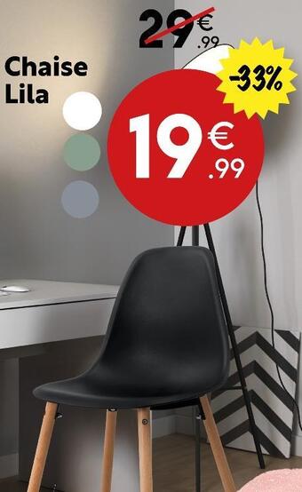 Maxi Bazar Chaise lila offre