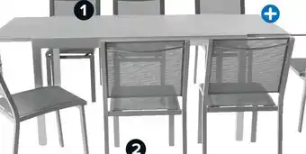 Castorama Moorea table avec allonge offre