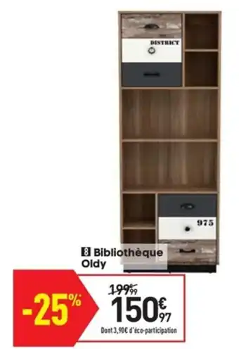 Conforama Bibliothèque Oldy offre