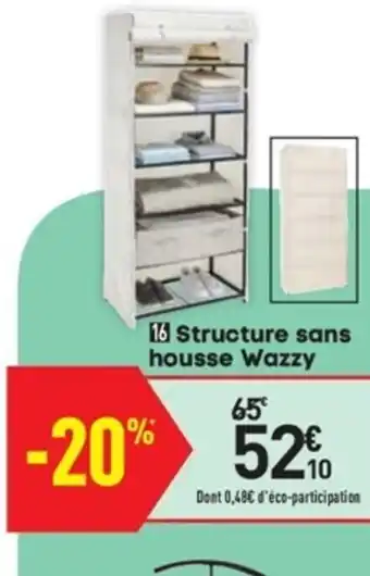 Structure sans housse Wazzy