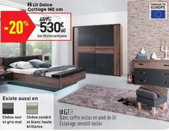 Conforama Lit Dolce Cottage offre