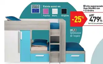 Lits superposés Duo