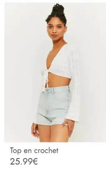 Tally Weijl Top en crochet offre