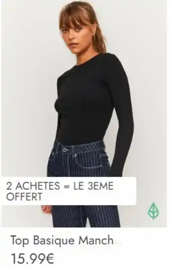 Top basique manch