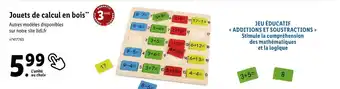 Jouets de calcul en bois**