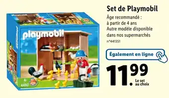 Lidl Set de Playmobil offre