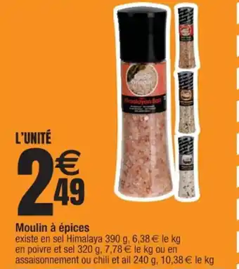 Cora x Carrefour Moulin à épices offre