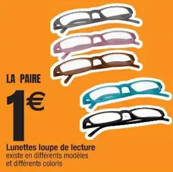 Cora x Carrefour Lunettes loupe de lecture offre
