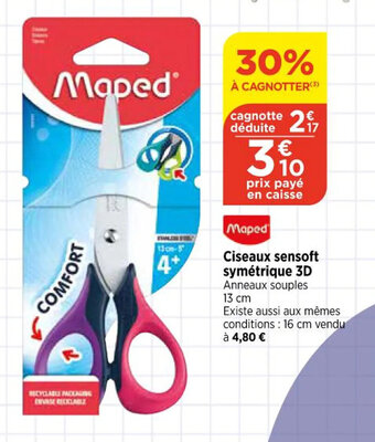 Ciseaux sensoft symétrique 3D