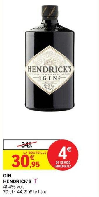 Intermarché Hyper GIN HENDRICK'S offre