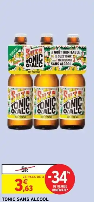 Intermarché Hyper TONIC SANS ALCOOL offre