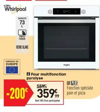 Conforama Four multifonction pyrolyse offre