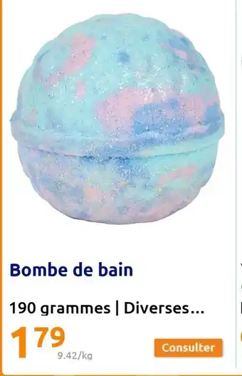 Action Bombe de bain offre