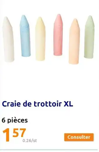 Action Craie de trottoir XL offre