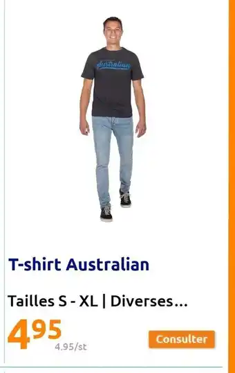 Action T-shirt Australian offre