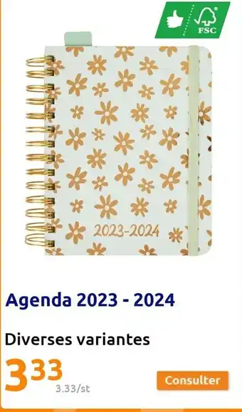 Action Agenda 2023 - 2024 offre