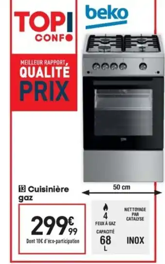 Cuisinière gaz