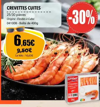 Gel 2000 CREVETTES CUITES offre