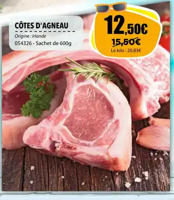 Gel 2000 CÔTES D'AGNEAU offre