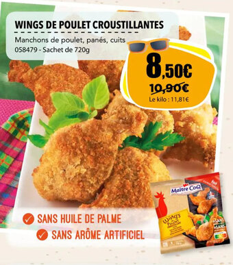Gel 2000 WINGS DE POULET CROUSTILLANTES offre
