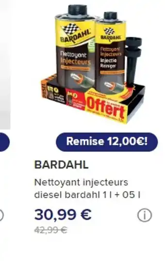Norauto BARDAHL Nettoyant injecteurs diesel bardahl 11 + 051 offre