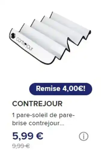 Norauto CONTREJOUR 1 pare-soleil de pare-brise contrejour... offre