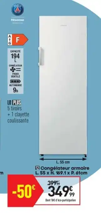 Conforama Congélateur armoire offre