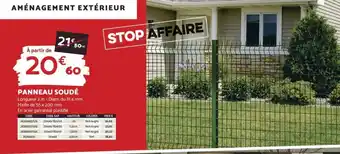 Bricomarché PANNEAU SOUDÉ offre