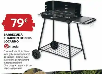 BARBECUE À CHARBON DE BOIS LOCARNO