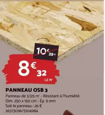 PANNEAU OSB 3