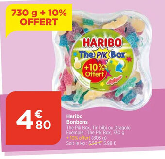 Bi1 Haribo Bonbons offre