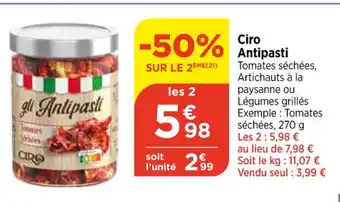 Ciro antipasti