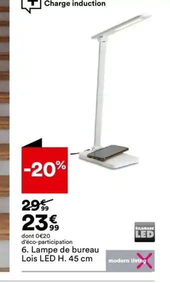 BUT 6. Lampe de bureau Lois LED H. 45 cm offre