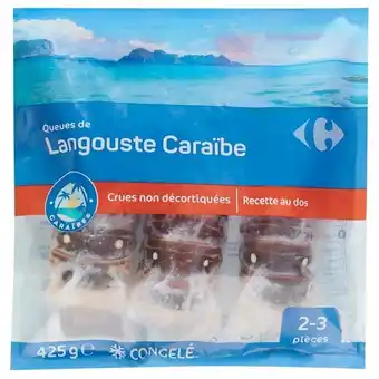 Carrefour Carrefour extra queues de langouste crues non décortiquées surgelées offre