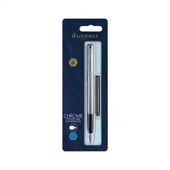 Waterman stylo plume allure chrome+ 1 cartouche